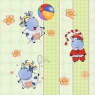 background with cows