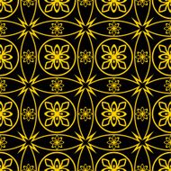 Seamless golden pattern N4