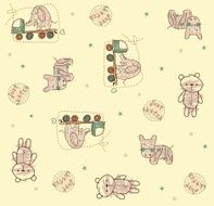 sketch cartoon animals