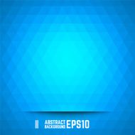 Blue abstract triangle background