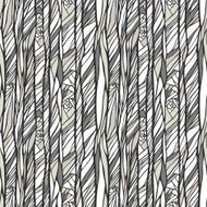 Seamless pattern with doodle waves ornament N30