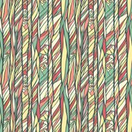 Seamless pattern with doodle waves ornament N32