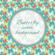 Seamless pattern with hand drawn outline butterflies N12