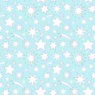 Seamless pattern with decorative stars N2