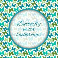 Seamless pattern with hand drawn outline butterflies N13