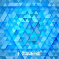 Blue abstract triangle background N2