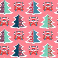 Cute Christmas Seamless Pattern N2
