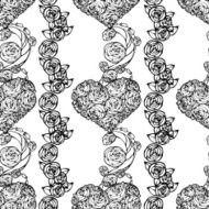Vector seamless wedding background N4