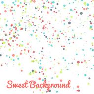 Abstract vector dot background Colorful dotted pattern