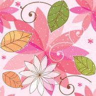 Seamless Floral Flower Illustration
