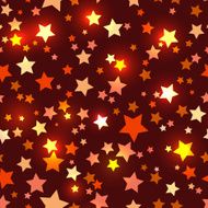 Seamless with shiny red stars N2