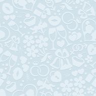 Pale romantic seamless pattern