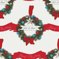 Vector hand drawn Christmas pattern N2