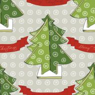 Vector hand drawn Christmas pattern N6