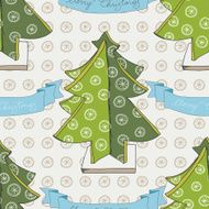 Vector hand drawn Christmas pattern N8