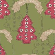 Vector hand drawn Christmas pattern N13