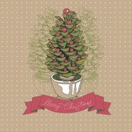Hand drawn Christmas banners N3