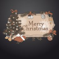 Hand drawn Christmas banners N14