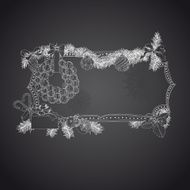 Hand drawn Christmas banners N17