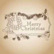 Hand drawn Christmas banners N19