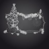Hand drawn Christmas banners N23