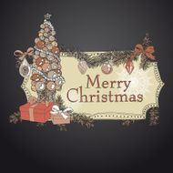 Hand drawn Christmas banners N27