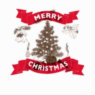 Hand drawn Christmas banners N37