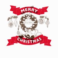 Hand drawn Christmas banners N38