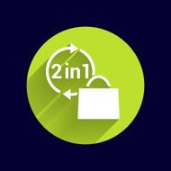 Numbers set modern style Vector illustration N2