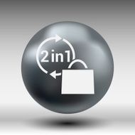 Numbers set modern style Vector illustration N3