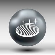 vector button glass orb disco icon round N7