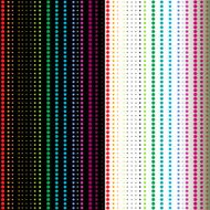 Seamless patterns in dotted strip