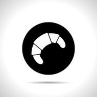 Vector croissant icon Food Eps10 N6