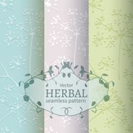 Set of 3 seamless pattern