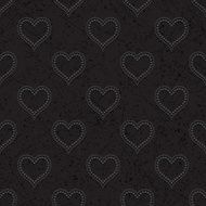 Seamless with polka dotted hearts N5