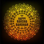 Greeting card for Happy Raksha Bandhan celebration