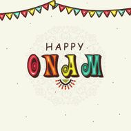 Greeting card for Happy Onam celebration N3