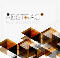 Abstract geometric background Modern overlapping triangles N135