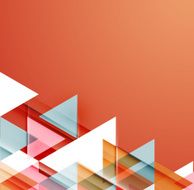 Abstract geometric background Modern overlapping triangles N136