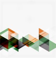 Abstract geometric background Modern overlapping triangles N139