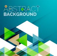 Abstract geometric background Modern overlapping triangles N140