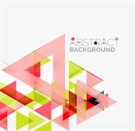 Abstract geometric background Modern overlapping triangles N143