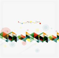 Clean colorful unusual geometric pattern design N40