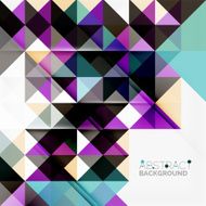 Abstract geometric background Modern overlapping triangles N148