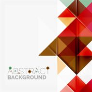 Abstract geometric background Modern overlapping triangles N150