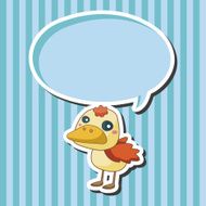 animal cartoon theme elements N89