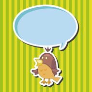 bird cartoon theme elements vector eps N47