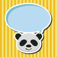 animal panda cartoon theme elements N10