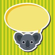 animal koala cartoon theme elements N7
