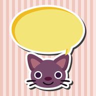 animal cat cartoon theme elements N12